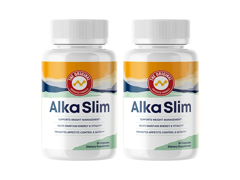 AlkaSlim 2 Bottle Package - Natural Weight Loss Supplement
