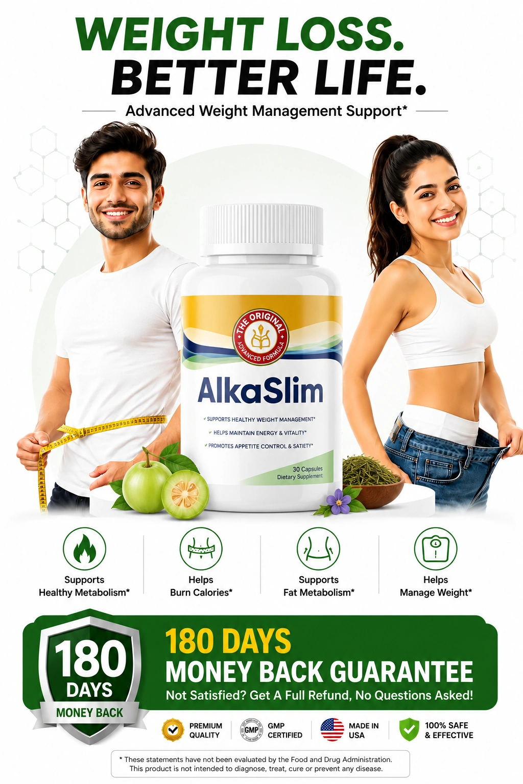 AlkaSlim Natural Weight Loss Supplement